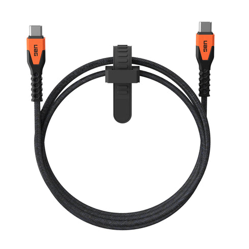 UAG Rugged Kevlar Core USB-C to USB-C Charge/Sync Cable 5ft Black/